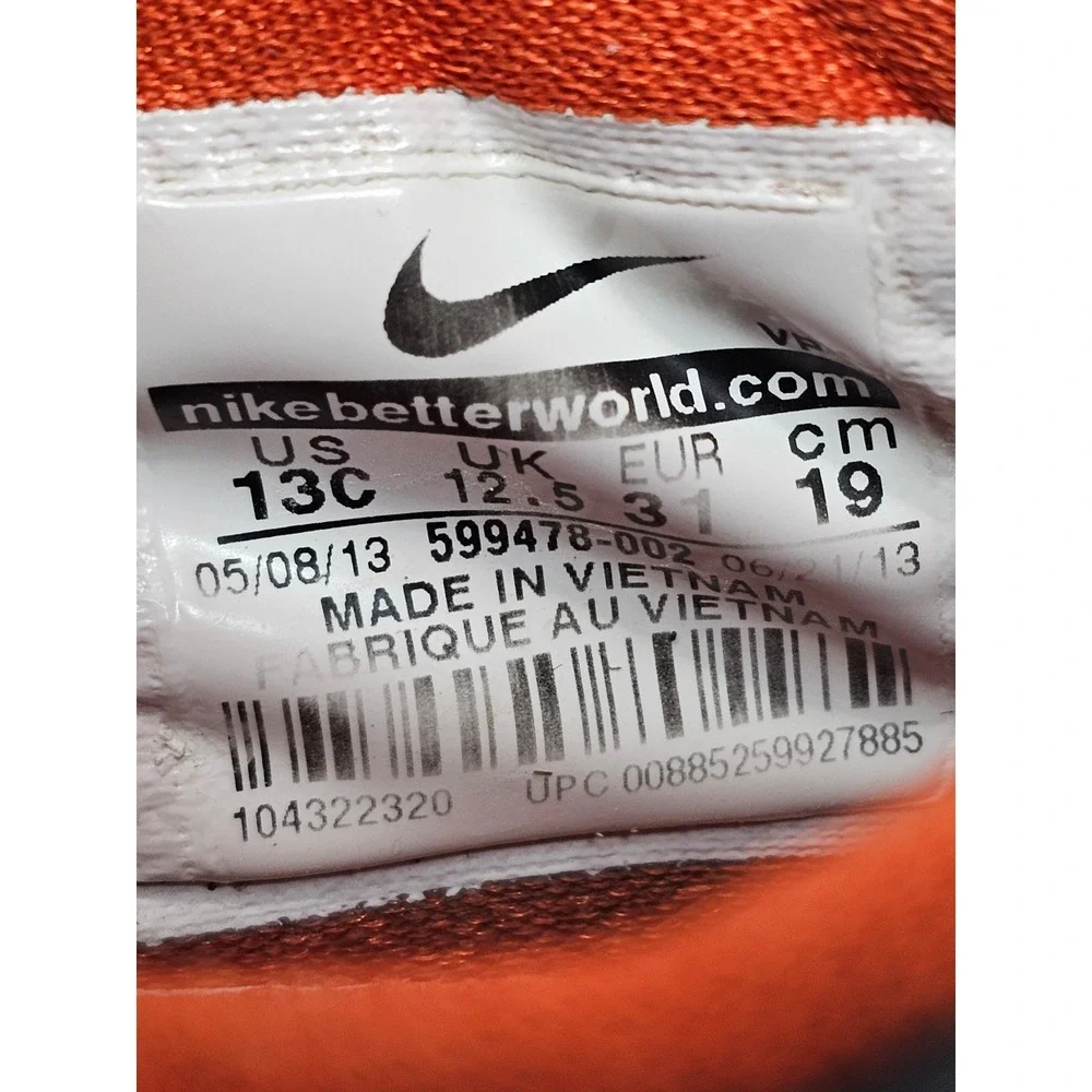 Nike KD 6 Kids Basketball Shoes Blue Black Red‎ Silver Size 13C